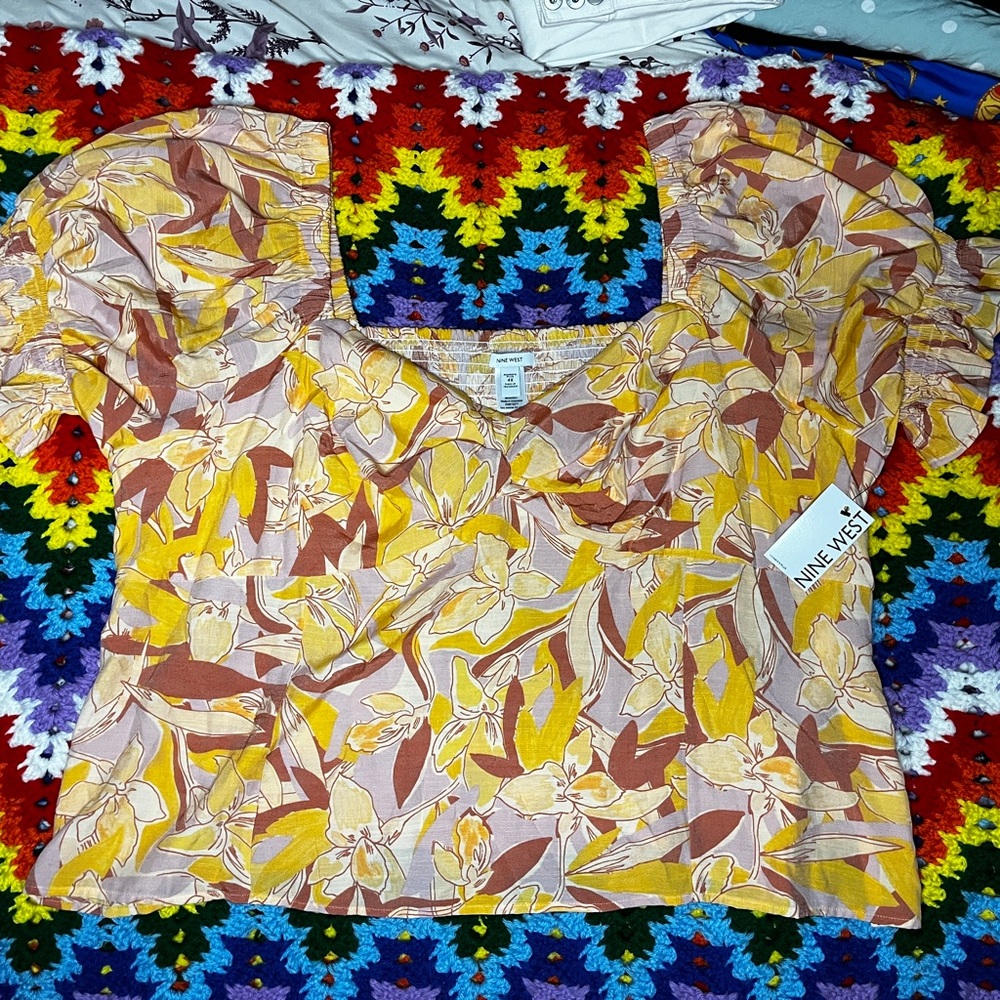 Patterned Crop Top